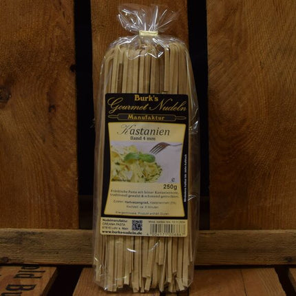 Gourmet Bio - Kastanien Bandnudeln lang, 4mm (250g) von Burk´s Nudeln