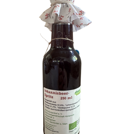 Bio - Johannisbeer-Spritz – Fruchtige Limonade zum Selbermachen 250ml