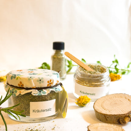 Bio - Kräutersalz – Vielseitiger Küchenhelfer - 30g.