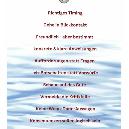 Kommunikationsposter A4 – Positive Sprache & klare Aufforderungen im Familienalltag