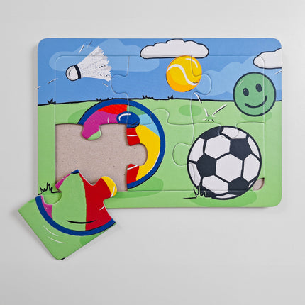 Kinderpuzzle „Ein Ball“ – 9-teiliges Rahmenpuzzle ab 2 Jahren