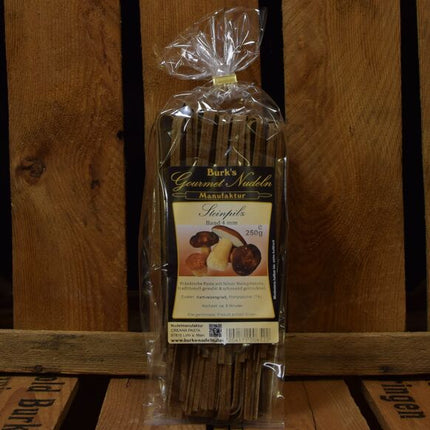 Burks_Manufaktur_Gourmet_Steinpilz_Tagliatelle_Bandnudeln_4mm_extra_lang_gewalzt_Pasta_Funghi_Porcini_250gr