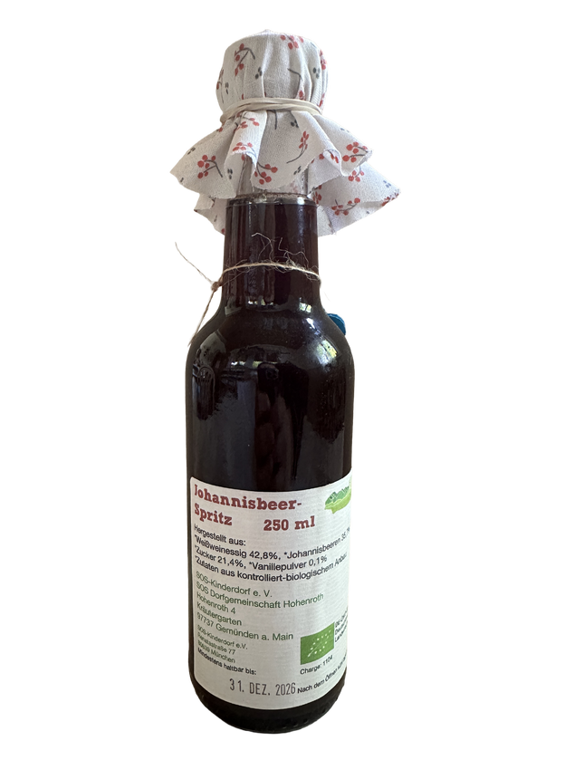 Bio - Johannisbeer-Spritz – Fruchtige Limonade zum Selbermachen 250ml