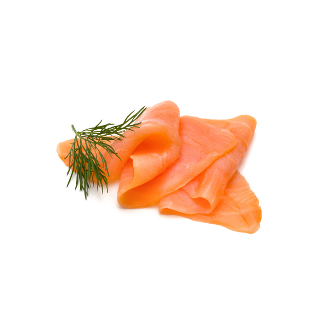 Ikarimi Lachsfilet kalt geräuchert und geschnitten