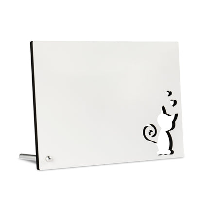 Personalisierter Foto Aufsteller – Tiermotive stilvoll inszeniert (Katze & Hund)