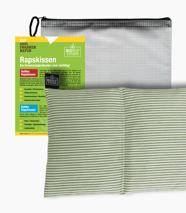 BIOLAND | RAPS | BIG Wärme- und Kühlkissen 5-Kammern 60×20 cm