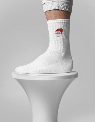 Weihnachtsgeschenk: Buch + Bio - Socken Bundle „Jonne“